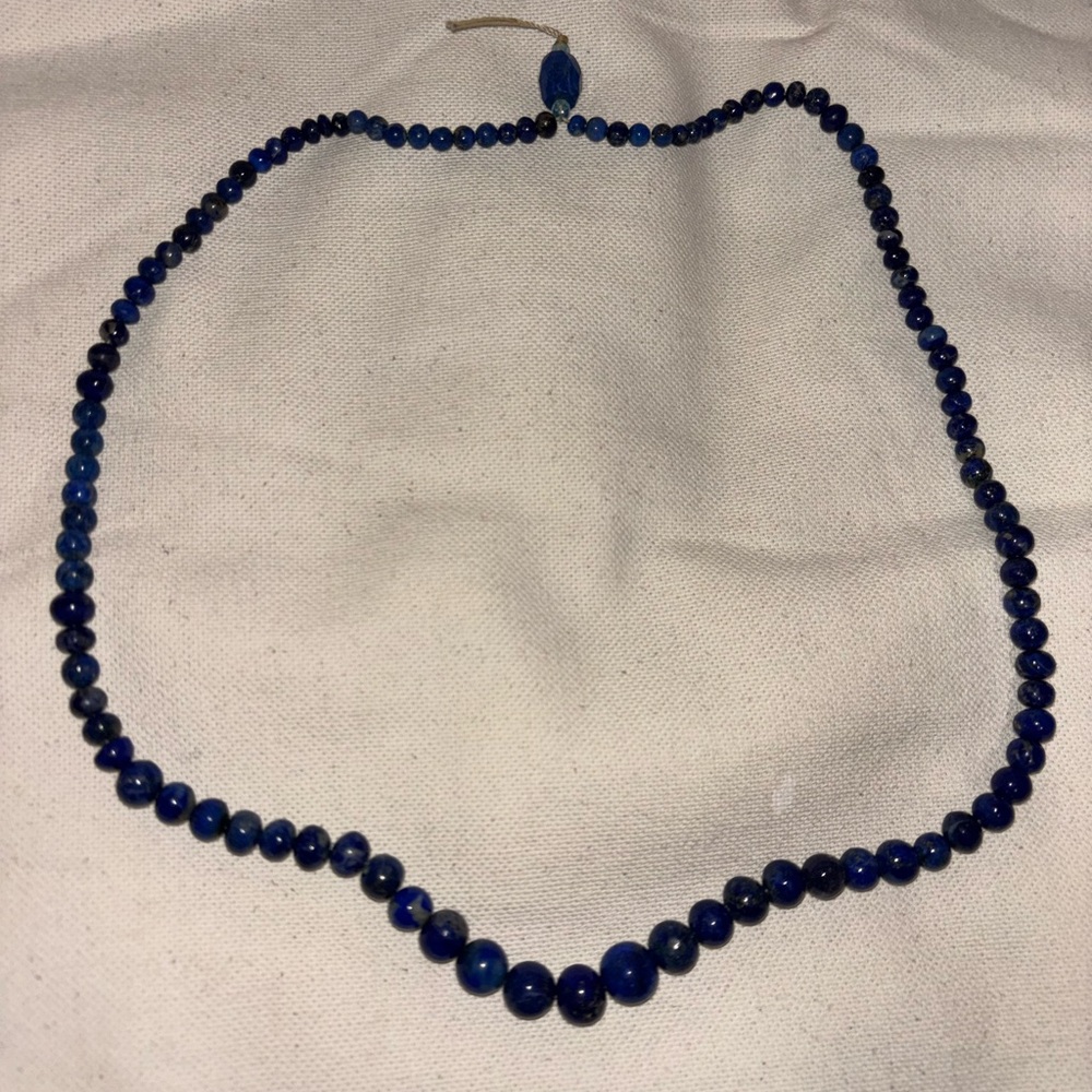 Handcrafted Artisan Lapis Lazuli Necklace